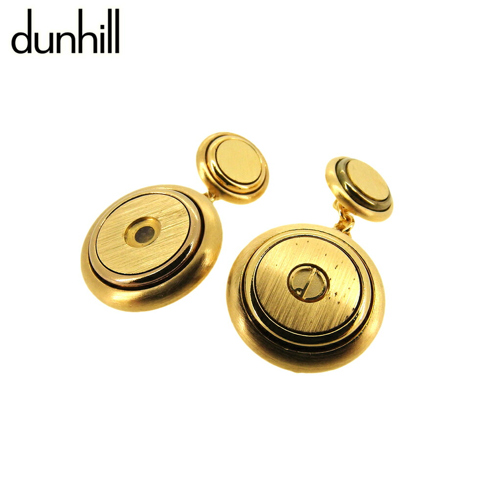 【雨季得SALE★21％OFF引き換え証】ダン吸血鬼 Dunhill 折り返し d目じるし チェーン店式 ゴールド メンズ 中古 ブランド名 御機嫌ブランド名 ヴィンテージ