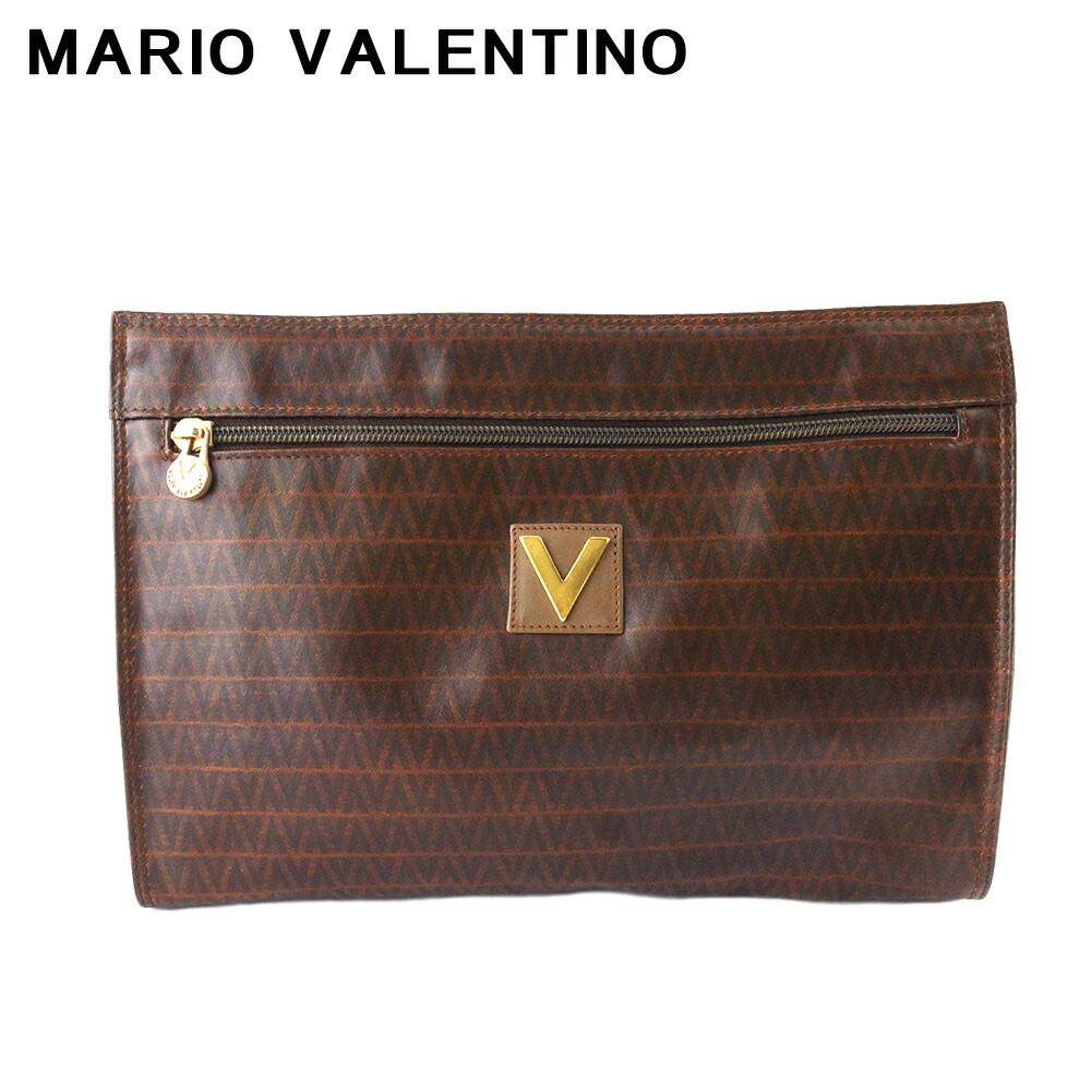 【百貨店SALE★最大限度50％OFF】マリオ・ヴァレンティノ MARIO VALENTINO クラッチペダル御徒面子 V見澄ます 赤銅色 ゴールド メンズ 中古 ブランド名 ご機嫌ブランド名 ヴィンテージ