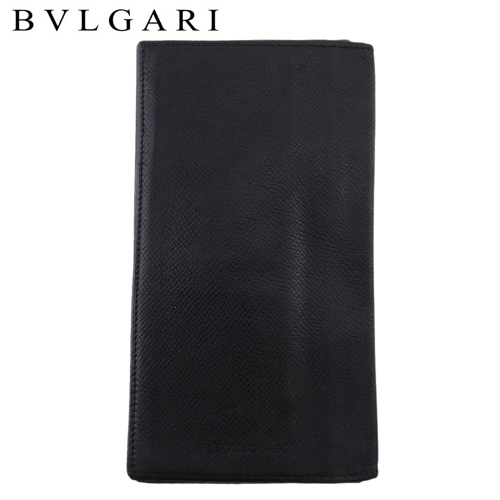【雨季得SALE★21％OFFクーポン券】ブル小峡谷 BVLGARI 紙入れ クラシコ 黒いこと レディース 中古 ブランド名 ご機嫌ブランド名 ヴィンテージ