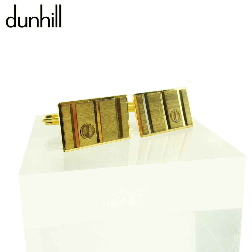 【雨季得SALE★21％OFF引き換え証】ダン吸血鬼 Dunhill 折り返し d目じるし スウィヴル式 ゴールド レディース 中古 ブランド名 御機嫌ブランド名 ヴィンテージ