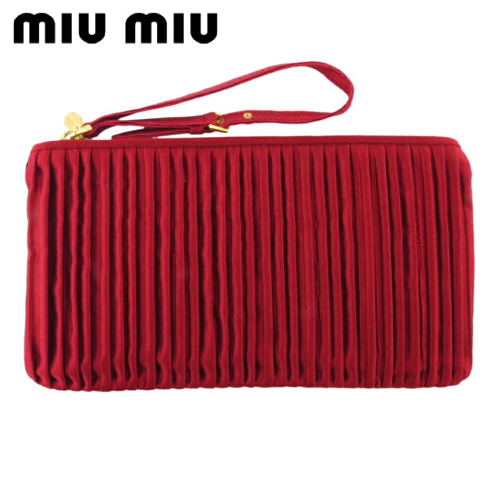 楽天市場】ミュウミュウ MIUMIU ポーチ マルチケース デニム
