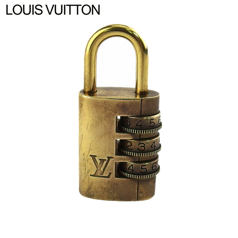 【お買い物マラソン★30%OFFクーポン】ルイ・ヴィトン LOUIS VUITTON その他小物 パドロック ダイヤル式 ゴールド メンズ 中古 ブランド ハイブランド ヴィンテージ