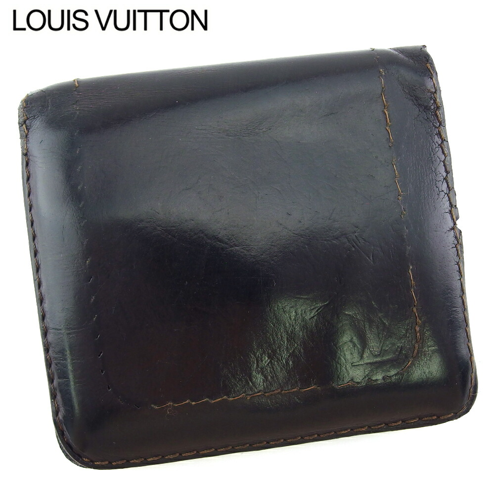 【お買い物マラソン★30％OFFクーポン】ルイ・ヴィトン LOUIS VUITTON 二つ折り財布 ユタ ポルトビエ3カルトクレディ ブラウン メンズ 中古 ブランド ハイブランド ヴィンテージ｜ブランドデポ