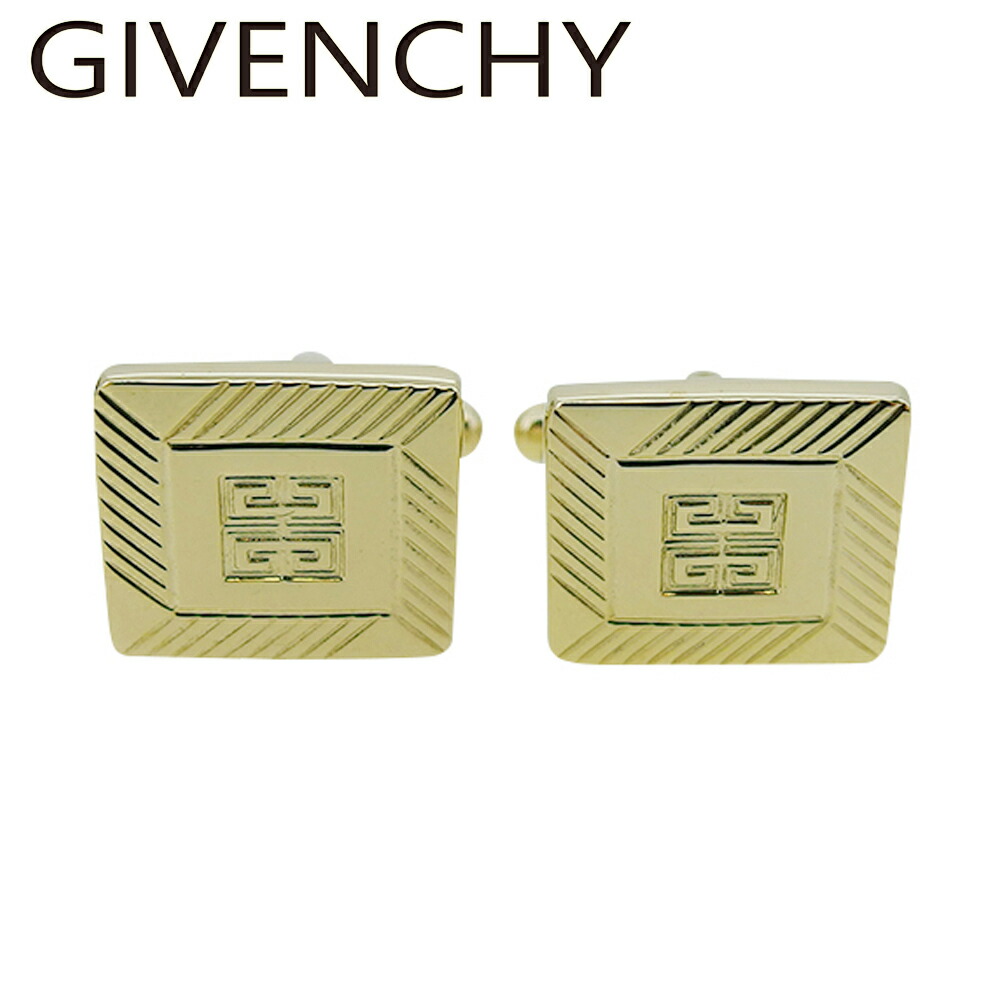 【決算前SALE★50％OFF引き換え証】ジバンシィ GIVENCHY 折り返し 2品目書き割り 4Gロゴタイプ見澄ます ゴールド メンズ 中古 ブランド名 ご機嫌ブランド名 ヴィンテージ