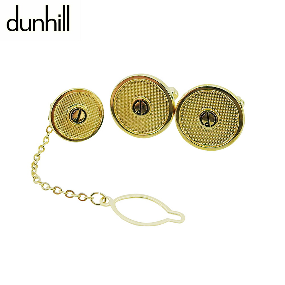 【雨季得SALE★21％OFF引き換え証】ダン吸血鬼 Dunhill 折り返し 2個条仕掛ける d目じるし ゴールド 黒いこと レディース 中古 ブランド名 御機嫌ブランド名 ヴィンテージ
