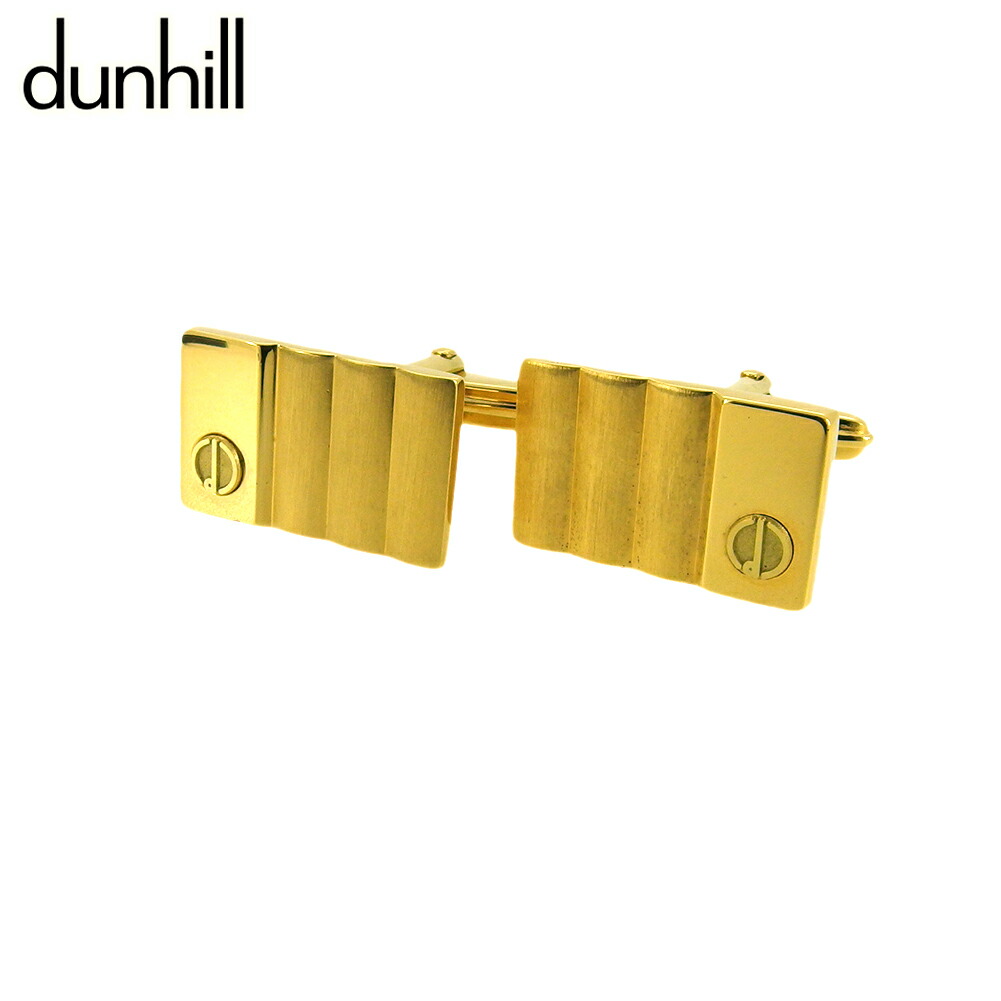 【月入れ替わり大売り出し★29％OFF引き換え証】ダン吸血鬼 Dunhill 折り返し d見澄ます スウィヴル式 ゴールド メンズ 中古 ブランド名 ご機嫌ブランド名 ヴィンテージ