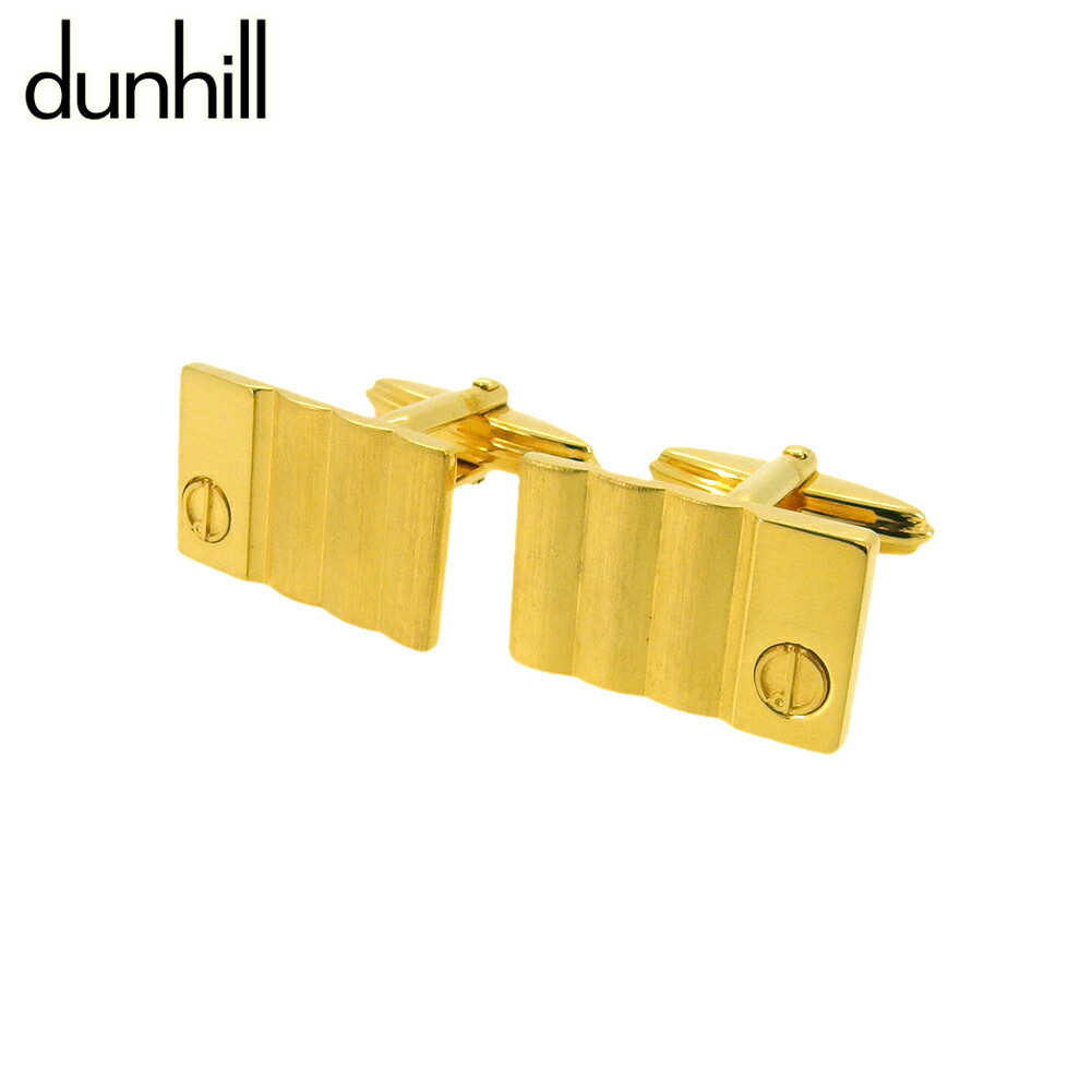 【月入れ替わり大売り出し★29％OFF引き換え証】ダン吸血鬼 Dunhill 折り返し d見澄ます スウィヴル式 ゴールド メンズ 中古 ブランド名 ご機嫌ブランド名 ヴィンテージ