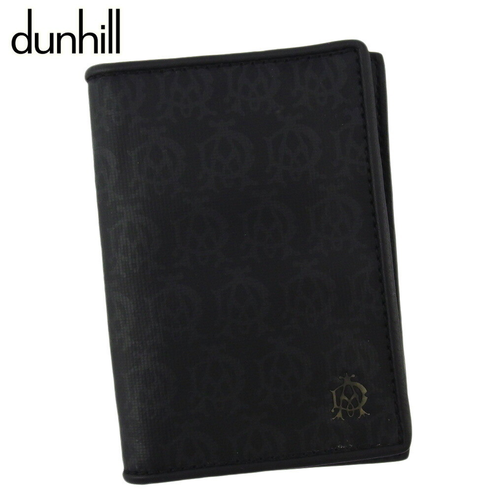 【Fashion Special Fair★24％OFFクーポン】ダンヒル Dunhill カードケース ウィンザー ブラック メンズ 中古 ブランド ハイブランド ヴィンテージ