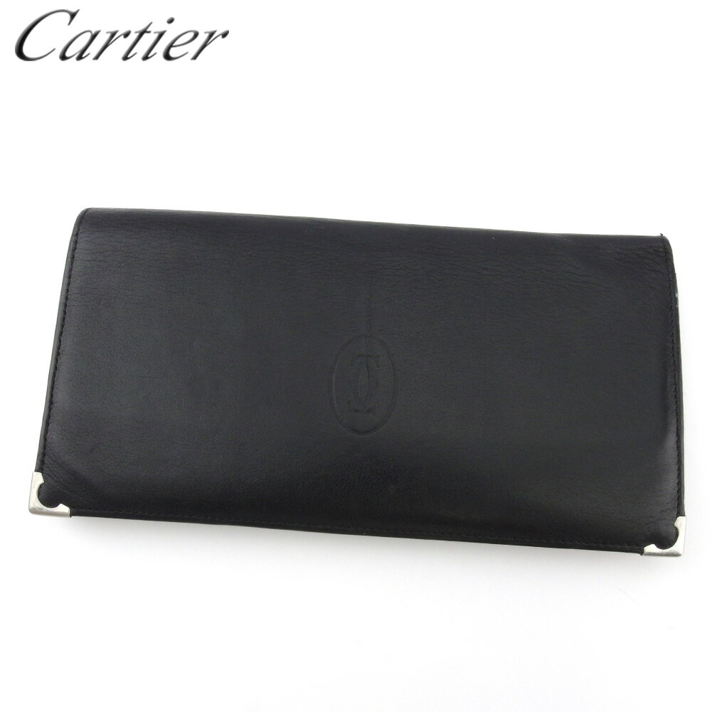 きょろさん専用【ほぼ未使用】Cartier カルティエ　長財布　ブラック 楽天市場】美品 CARTIER カルティエ マストライン カボション