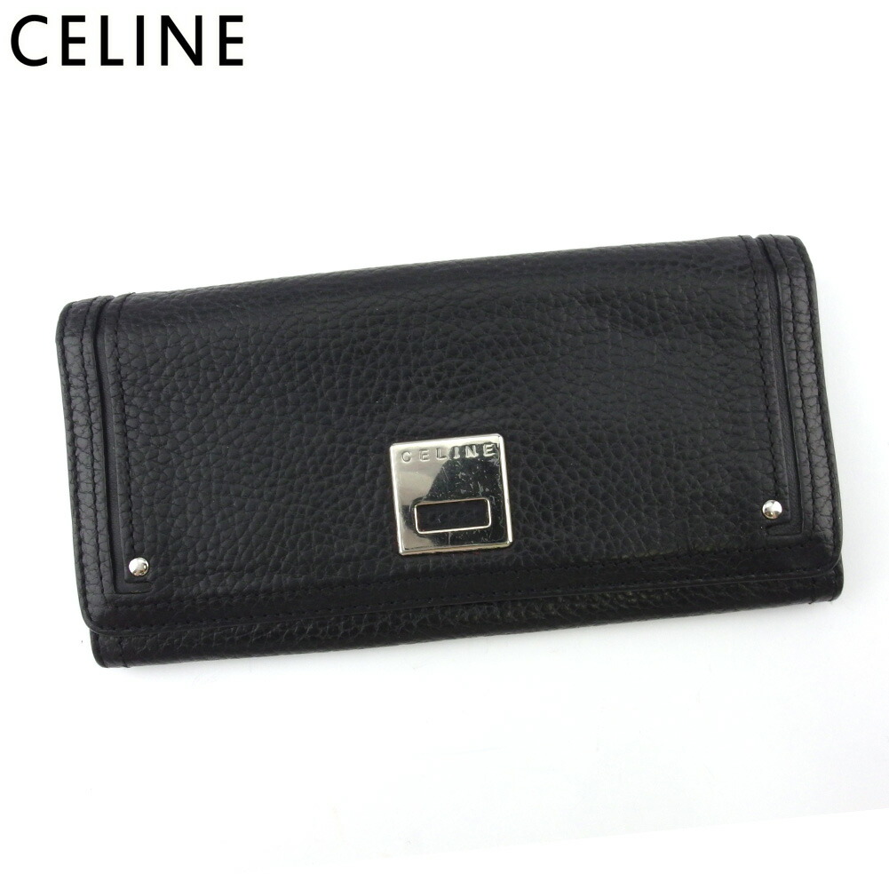 楽天市場】セリーヌ CELINE 長財布 トリオンフ ブラック