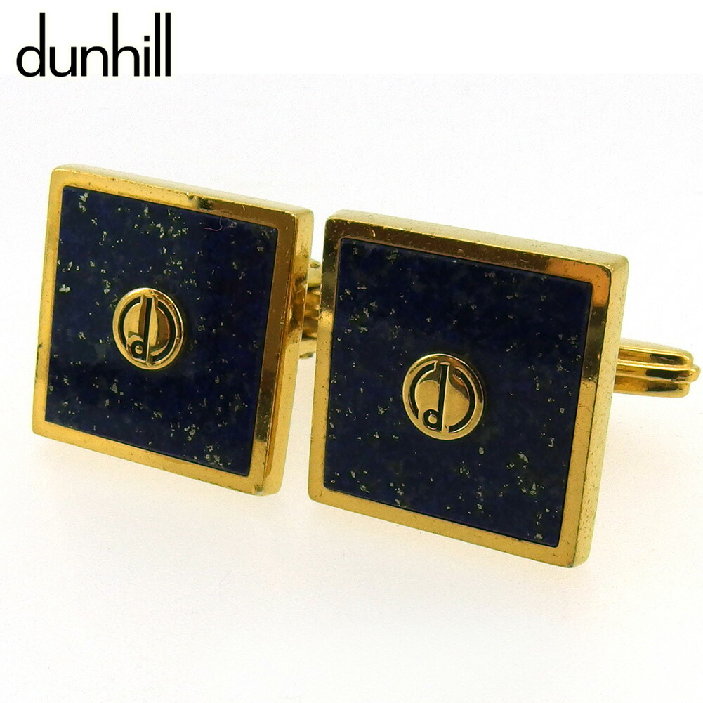 【百貨店SALE★最大限度50％OFF】ダン吸血鬼 Dunhill 折り返し d目じるし スウィヴル式 ゴールド パープル メンズ 中古 ブランド名 御機嫌ブランド名 ヴィンテージ