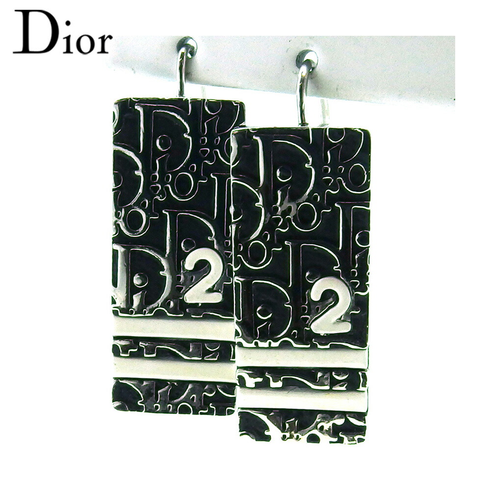 Christian Dior プレートフックピアス　シルバー/レッド imgrc0157169595.jpg