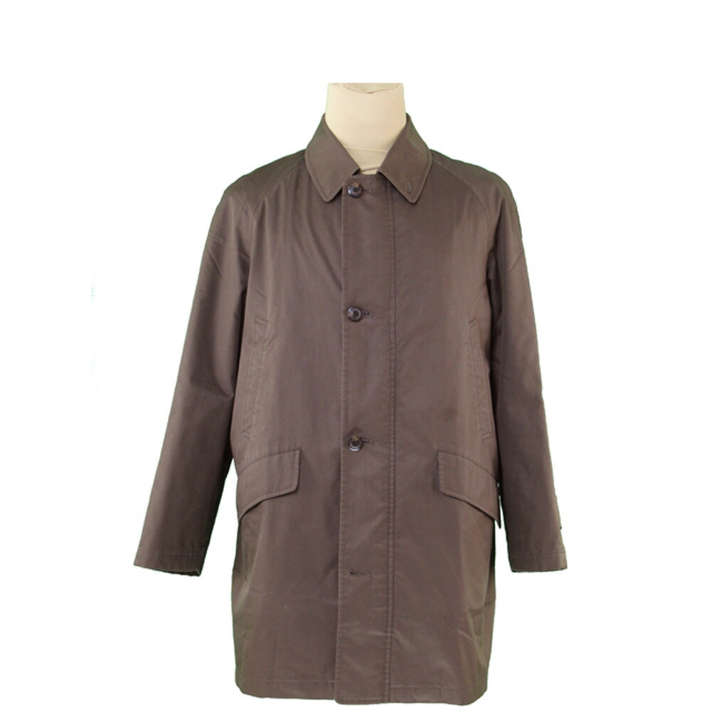 【お買い物マラソン★30%OFFクーポン】バーバリー BURBERRY トレンチコート ステンカラー ♯Mサイズ シングル ブラウン レディース 中古 ブランド ハイブランド ヴィンテージ