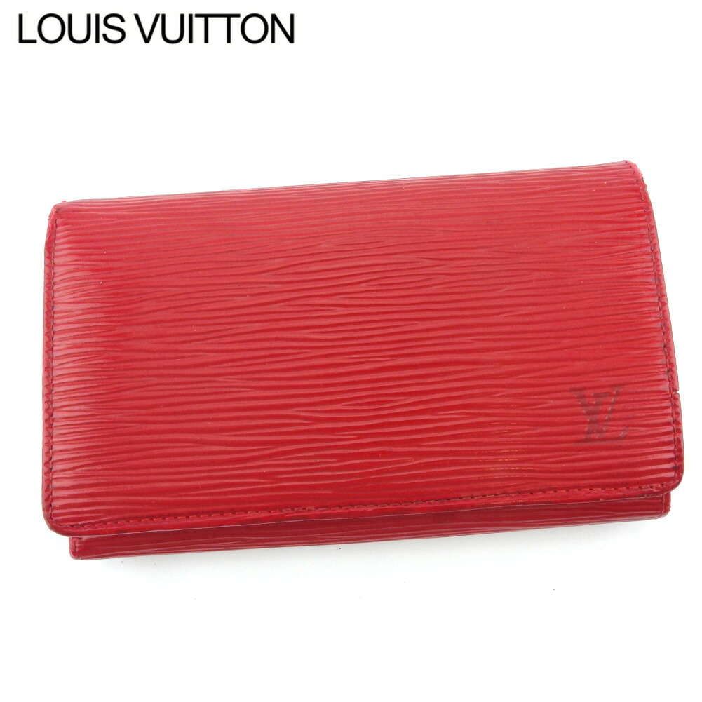 【お買い物マラソン★30％OFFクーポン】ルイ・ヴィトン LOUIS VUITTON 長財布 エピ ポルトモネビエトレゾール レッド レディース 中古 ブランド ハイブランド ヴィンテージ