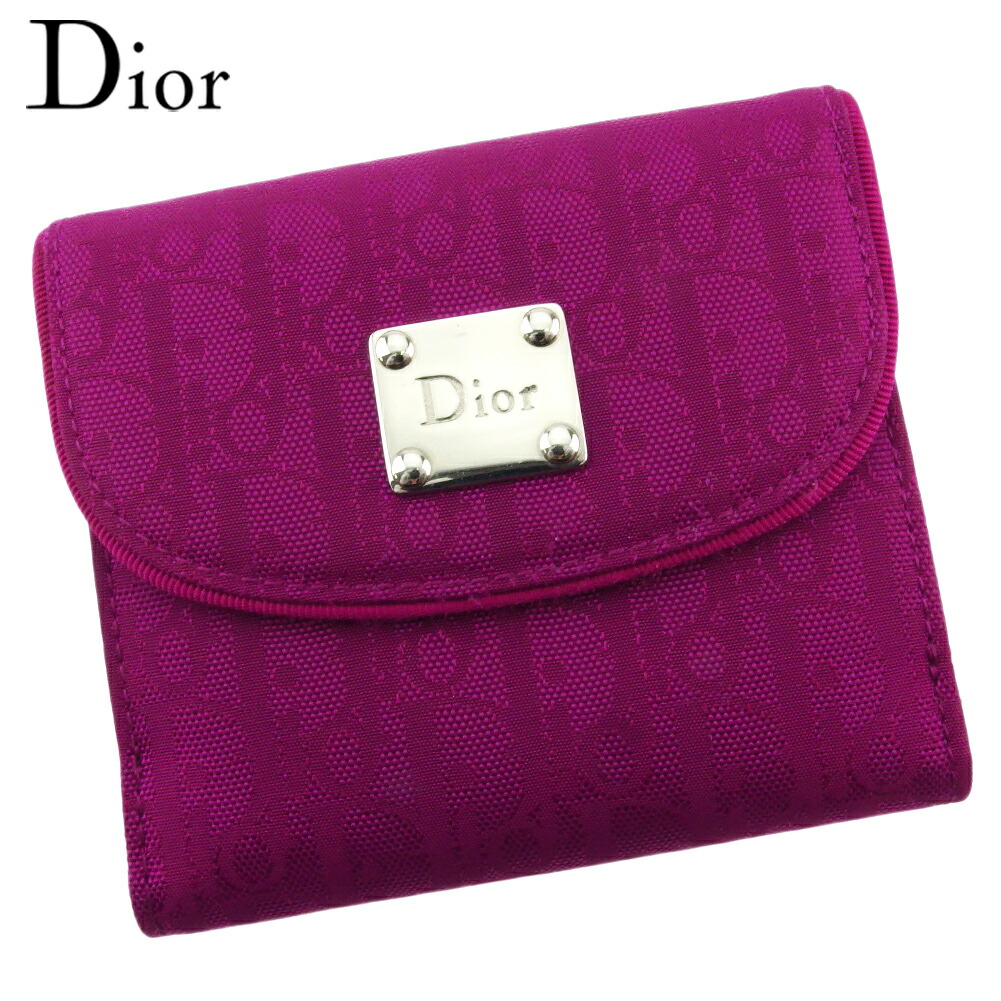 楽天市場】ディオール Dior 二つ折り財布 トロッター ロゴ