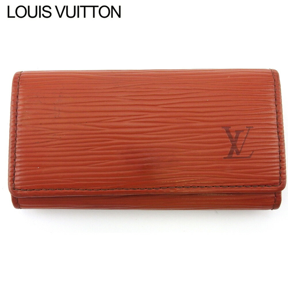 【新生活応援★29％OFFクーポン】ルイ・ヴィトン LOUIS VUITTON キーケース エピ ミュルティクレ4 ブラウン ゴールド メンズ 中古 ブランド ハイブランド ヴィンテージ
