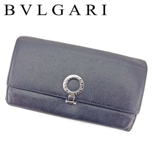 【月代わりの人大売り出し★29％OFFクーポン券】ブル小峡谷 BVLGARI 長紙入れ ブル小峡谷 ブル小峡谷 黒いこと レディース 中古 ブランド名 ご機嫌ブランド名 ヴィンテージ