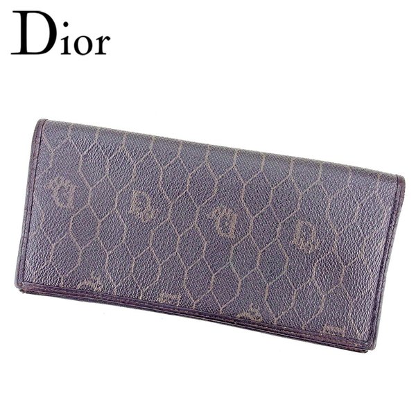 【雨季得SALE★21％OFF引き換え証】クリスチャンディオール Dior 紙入れ ヴィンテージディオール 黒いこと レディース 中古 ブランド名 御機嫌ブランド名 ヴィンテージ