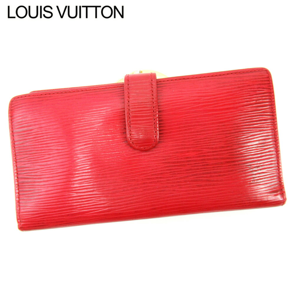 【土日BIG SALE★27％OFF引き換え証】ルイ・ヴィトン LOUIS VUITTON 二つ折り紙入れ エピ コンチネンタル・ヴィエノワ 赤いこと メンズ 中古 ブランド名 ご機嫌ブランド名 ヴィンテージ