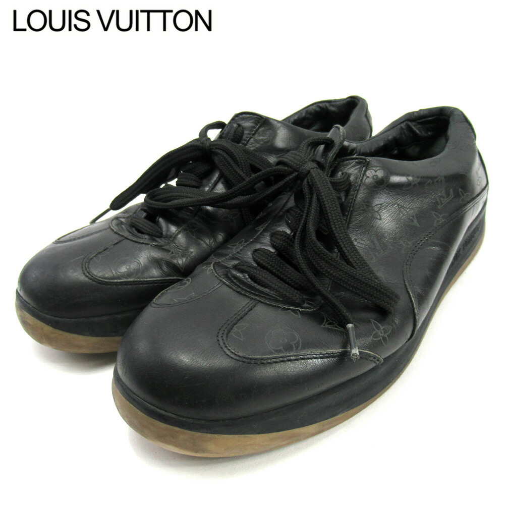 【お買い物マラソン★30％OFFクーポン】ルイ・ヴィトン LOUIS VUITTON スニーカー モノグラム #5ハーフ ブラック メンズ 中古 ブランド ハイブランド ヴィンテージ