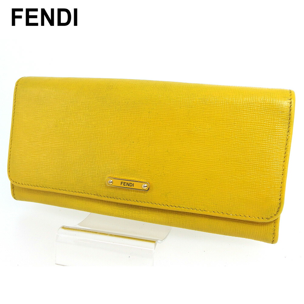 FENDI 長財布 ブラウン/イエロー　シリアルあり 楽天市場】FENDI フェンディ 財布 長財布 ロングウォレット