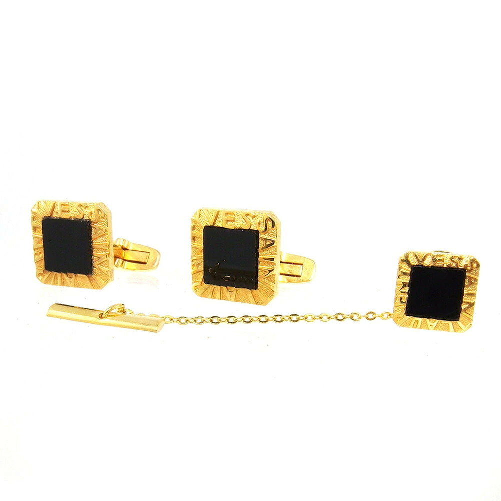 【雨季得SALE★21％OFF引き換え証】イヴ・サンローラン YVES SAINT LAURENT 折り返し ロゴタイプ ゴールド 黒いこと レディース 中古 ブランド名 御機嫌ブランド名 ヴィンテージ
