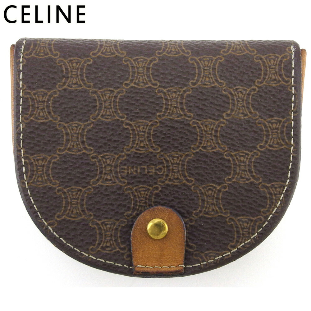 楽天市場】セリーヌ CELINE コインケース ロゴプレート ブラック