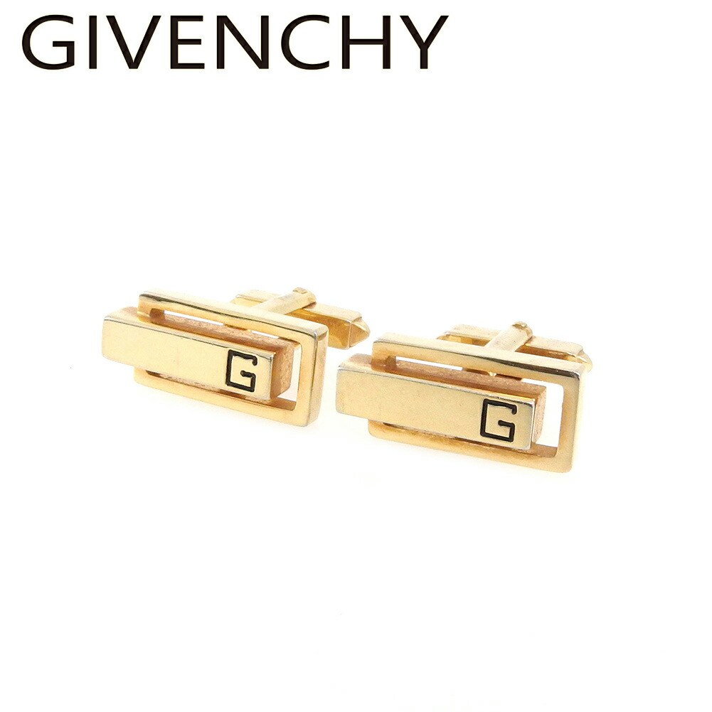 【月入れ替わり大売り出し★29％OFFクーポン券】ジバンシィ GIVENCHY 折り返し G目じるし ゴールド メンズ 中古 ブランド名 御機嫌ブランド名 ヴィンテージ