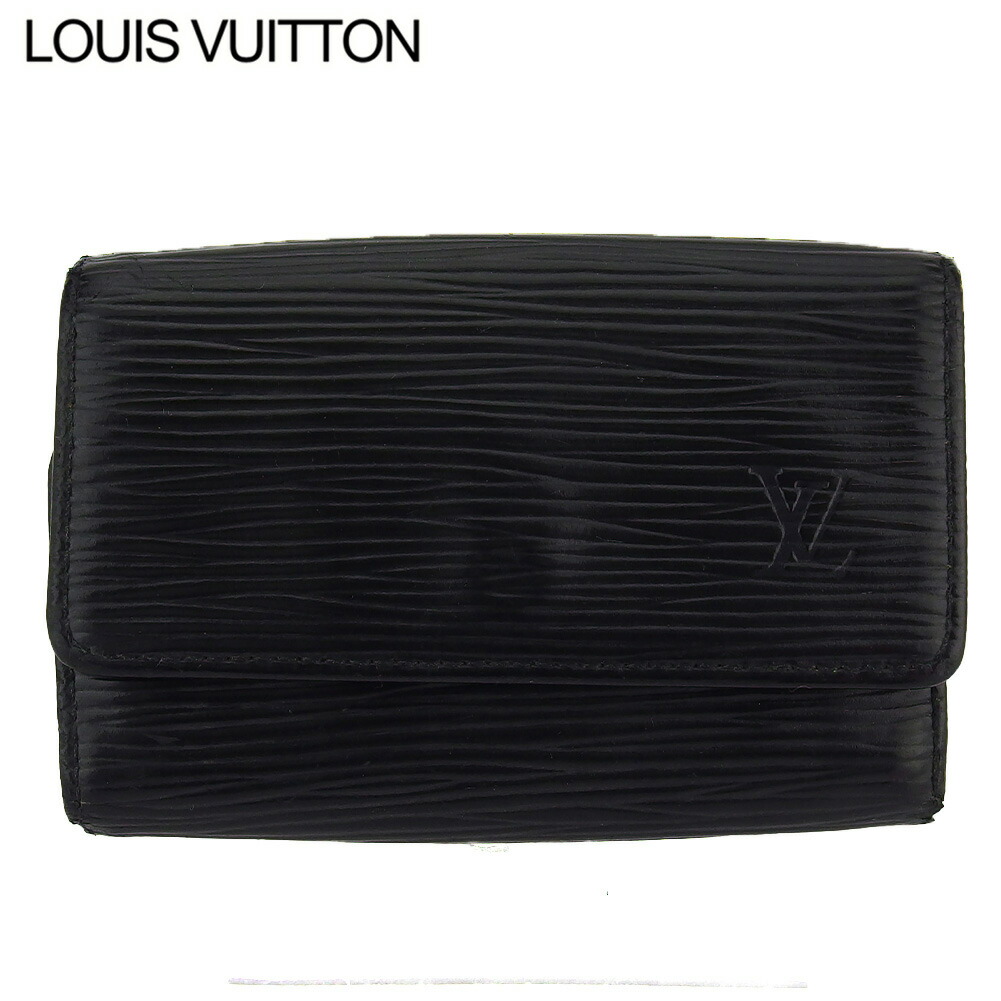 【お買い物マラソン★30%OFFクーポン】ルイ・ヴィトン LOUIS VUITTON キーケース エピ ミュルティクレ6 ブラック ゴールド メンズ 中古 ブランド ハイブランド ヴィンテージ|ブランドデポ