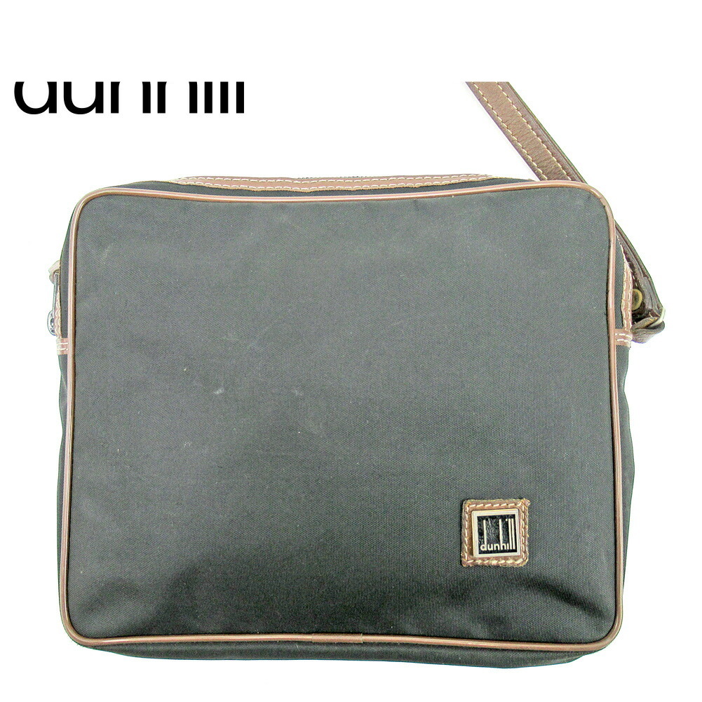 【百貨店SALE★最大限度50％OFF】ダン吸血鬼 Dunhill クラッチペダル御徒面子 黒いこと 赤銅色 レディース 中古 ブランド名 ご機嫌ブランド名 ヴィンテージ