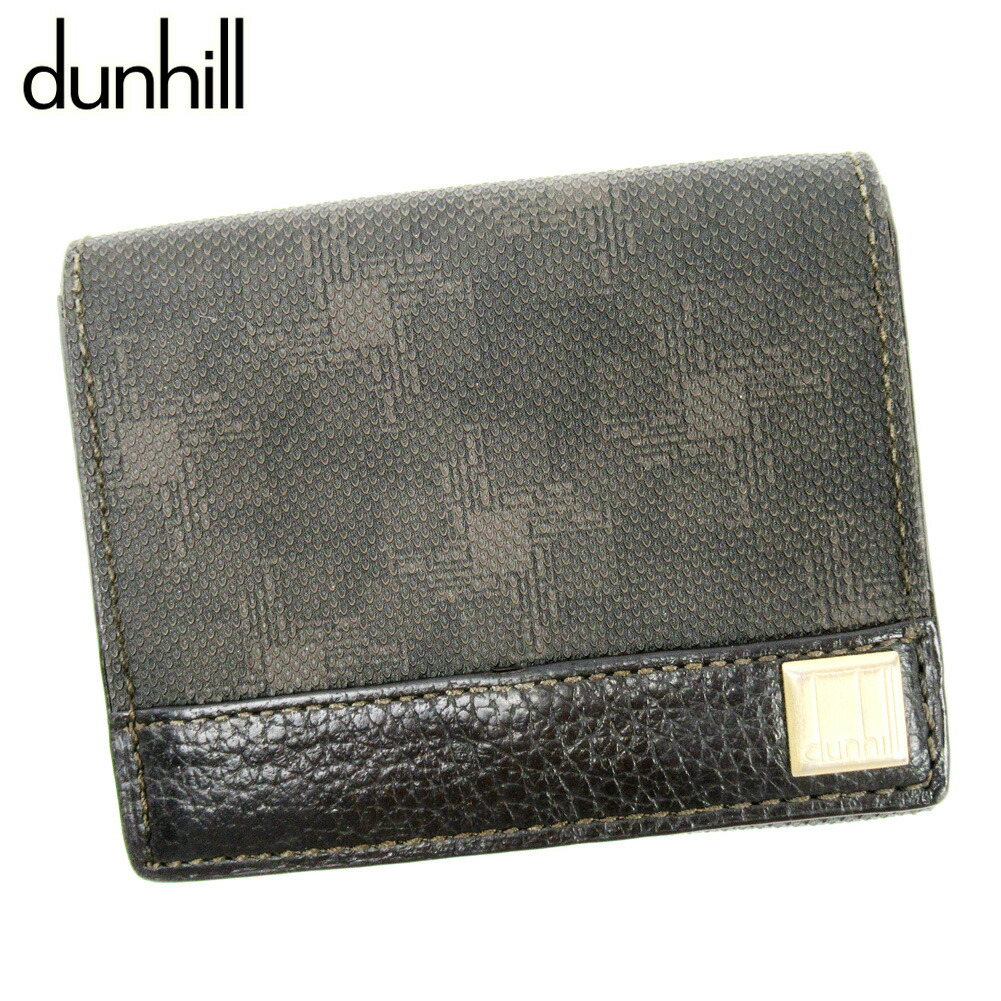 【お買い物マラソン★30％OFFクーポン】ダンヒル Dunhill コインケース ブラウン メンズ 中古 ブランド ハイブランド ヴィンテージ