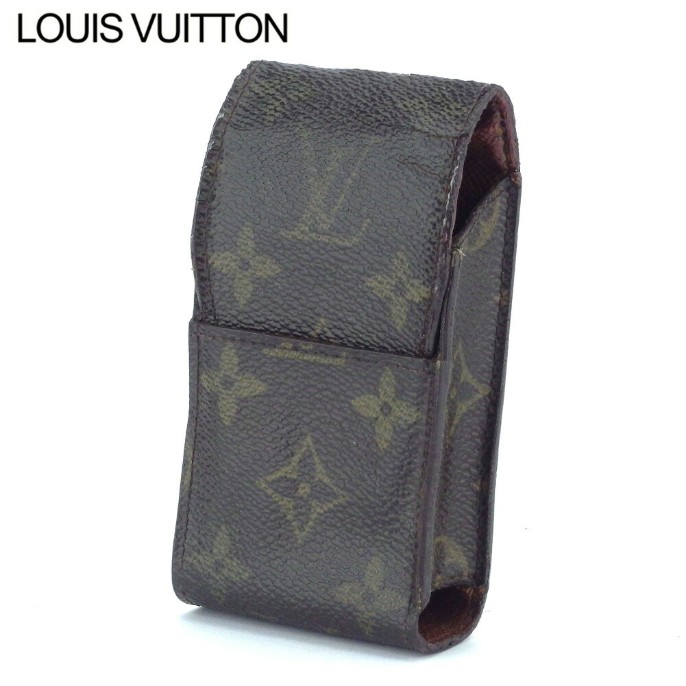 【百貨店SALE★最大限度50％OFF】ルイ・ヴィトン LOUIS VUITTON 紙巻きタバコ容れもの モノグラム エテュイシガレット 赤銅色 ベージュ メンズ 中古 ブランド名 御機嫌ブランド名 ヴィンテージ