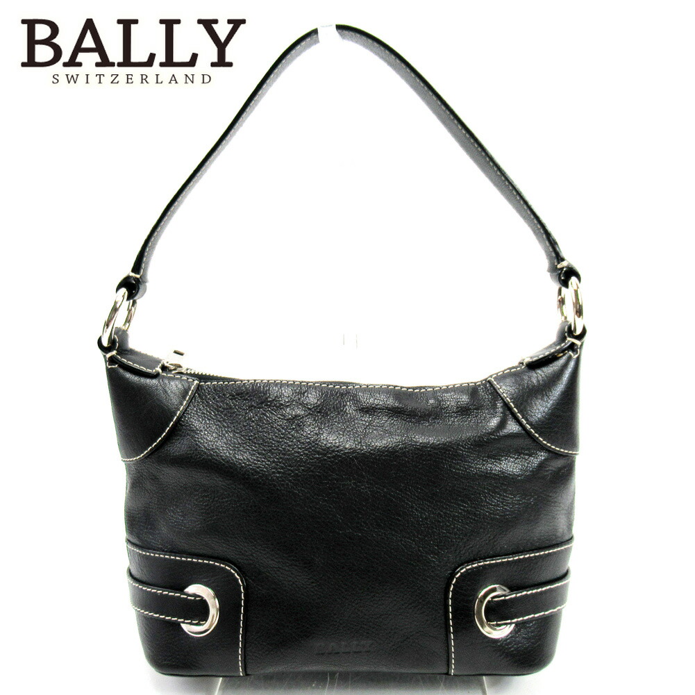 【お買い物マラソン★30％OFFクーポン】バリー BALLY ハンドバッグ ブラック メンズ 中古 ブランド ハイブランド ヴィンテージ｜ブランドデポ