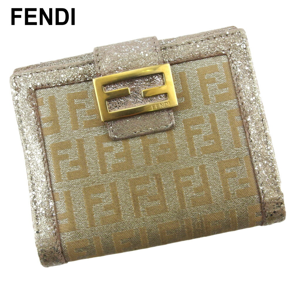 楽天市場】フェンディ FENDI L字ファスナー 二つ折り 財布