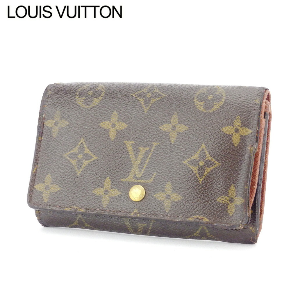 【Fashion Special Fair★24％OFFクーポン】ルイ・ヴィトン LOUIS VUITTON 長財布 モノグラム ポルトモネビエトレゾール ブラウン ベージュ ゴールド メンズ 中古 ブランド ハイブランド ヴィンテージ