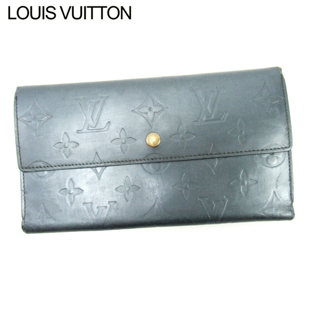 【新生活応援★29％OFFクーポン】ルイ・ヴィトン LOUIS VUITTON 長財布 モノグラムマット ポルトトレゾール・インターナショナル ブルー メンズ 中古 ブランド ハイブランド ヴィンテージ