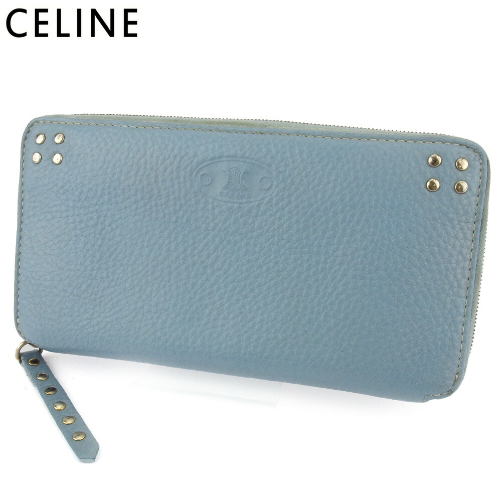 美品 正規品 箱付き セリーヌ CELINE 長財布 デニム マカダム ネイビー 楽天市場】【秋Sale】セリーヌ CELINE 長財布 マカダム ネイビー