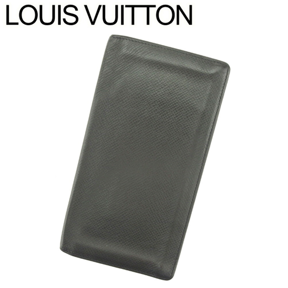 【Fashion Special Fair★24％OFFクーポン】ルイ・ヴィトン LOUIS VUITTON 札入れ タイガ ポルトカルトクレディ円 ブラック レディース 中古 ブランド ハイブランド ヴィンテージ