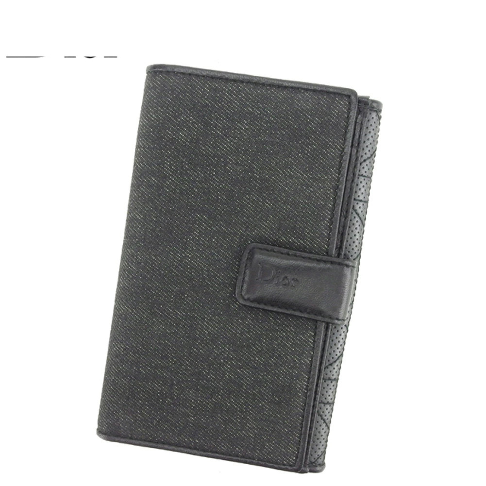 【雨季得SALE★21％OFFクーポン券】クリスチャンディオール Dior 長紙入れ 黒いことジーンズ カナージュステッチ 黒いこと レディース 中古 ブランド名 ご機嫌ブランド名 ヴィンテージ