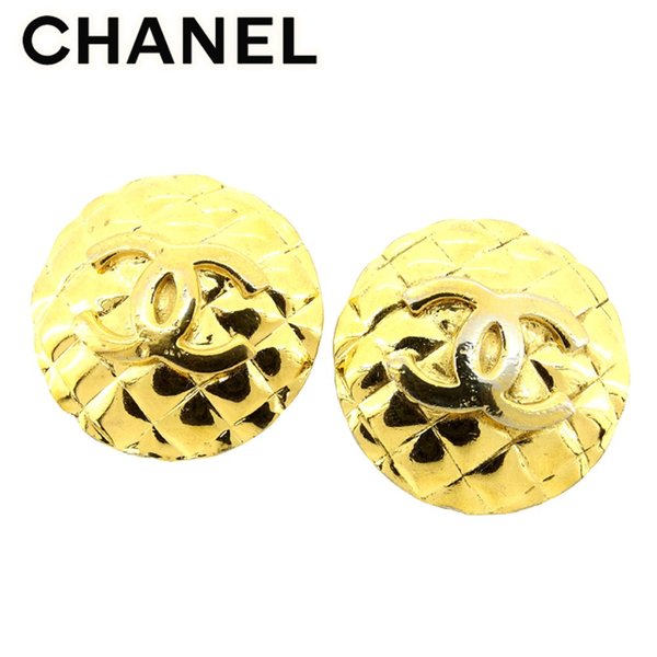 【お買い物マラソン★30％OFFクーポン】シャネル CHANEL イヤリング ココマーク ゴールド メンズ 中古 ブランド ハイブランド ヴィンテージ｜ブランドデポ