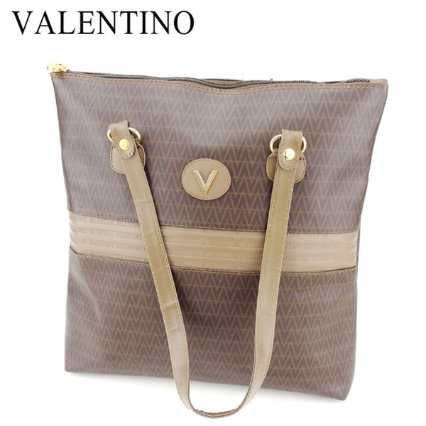【新生活応援★29％OFFクーポン】マリオ・ヴァレンティノ MARIO VALENTINO トートバッグ ベージュ ブラウン メンズ 中古 ブランド ハイブランド ヴィンテージ