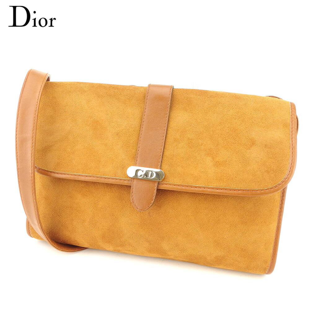 【週日制限事項SALE★24％OFF引き換え証】クリスチャンディオール Dior ショルダーバッグ CD一皿 点火装置赤銅色 ゴールド メンズ 中古 ブランド名 御機嫌ブランド名 ヴィンテージ