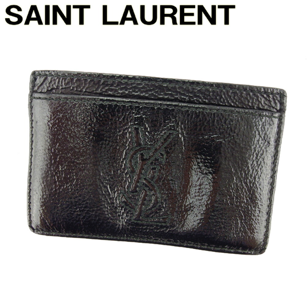 SAINT LAURENT ブラック レザー 名刺入れ サンローラン 楽天市場】サンローラン カードケース/名刺入れ YSL SAINT LAURENT