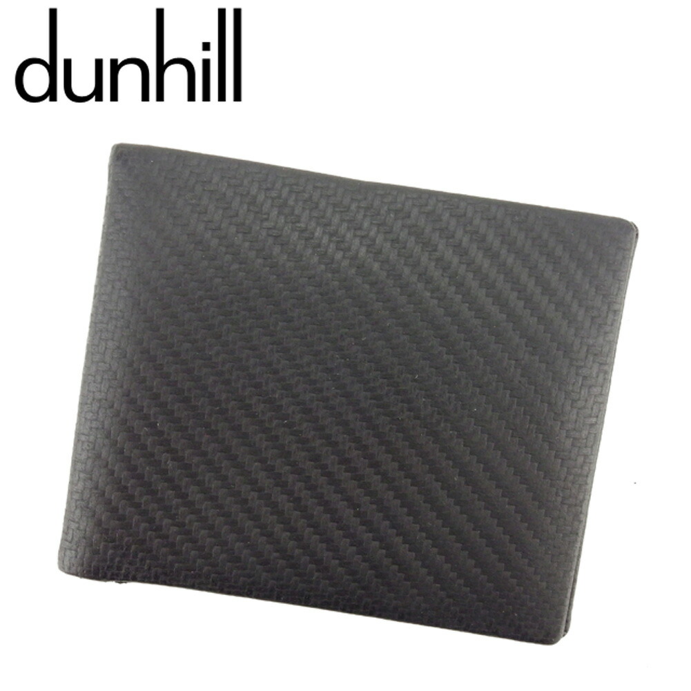 【月代わりの人大売り出し★29％OFFクーポン券】ダン吸血鬼 Dunhill 紙入れ シャーシ 黒いこと メンズ 中古 ブランド名 ご機嫌ブランド名 ヴィンテージ