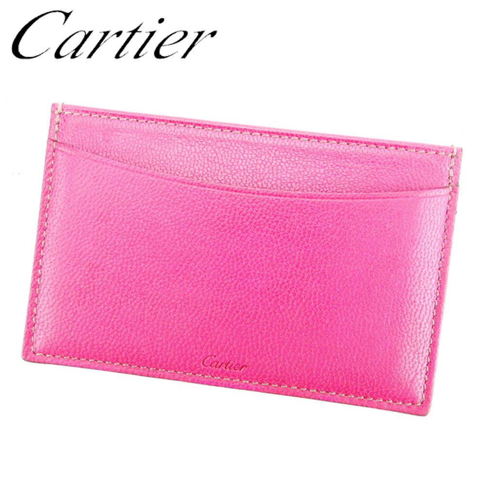 Cartier カルティエ バーガンディレザー ケース Cartier 赤 レザー 円筒型ケース Cartier カルティエ コイン