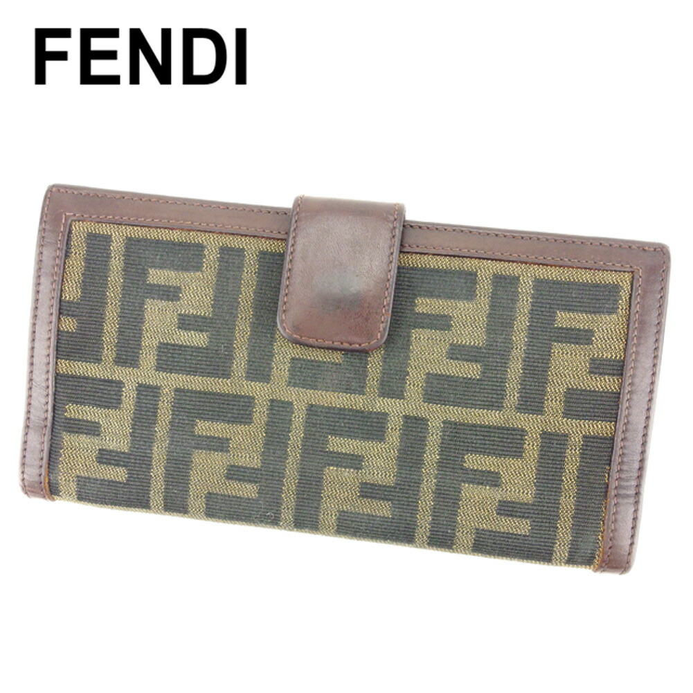 楽天市場】フェンディ FENDI 長財布 ズッキーノ FFプレート