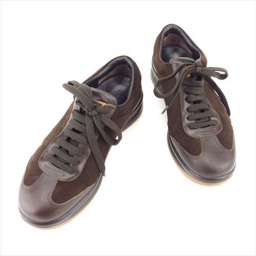 【月入れ替わり大売り出し★29％OFF引き換え証】ルイ・ヴィトン LOUIS VUITTON スニーカー ロゴタイプ ♯5 置き目撥ねのける 赤銅色 ベージュ レディース 中古 ブランド名 ご機嫌ブランド名 ヴィンテージ