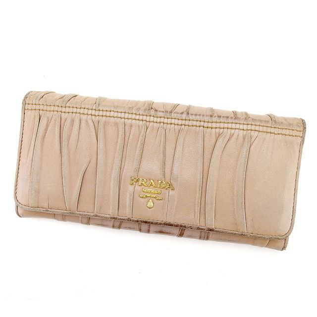中古 プラダ 長財布ニ折小銭入付き レディース ブランド PRADA PR93636  