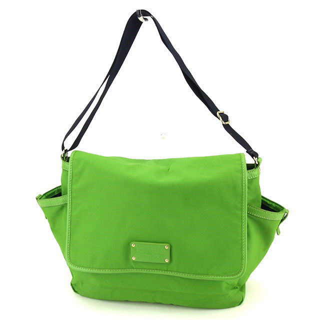 【雨季得SALE★21％OFFクーポン券】ケイトスペード Kate Spade ショルダーバッグ ノエル名取り草 緑であること×米国海軍×ゴールド レディース 中古 ブランド名 ご機嫌ブランド名 ヴィンテージ