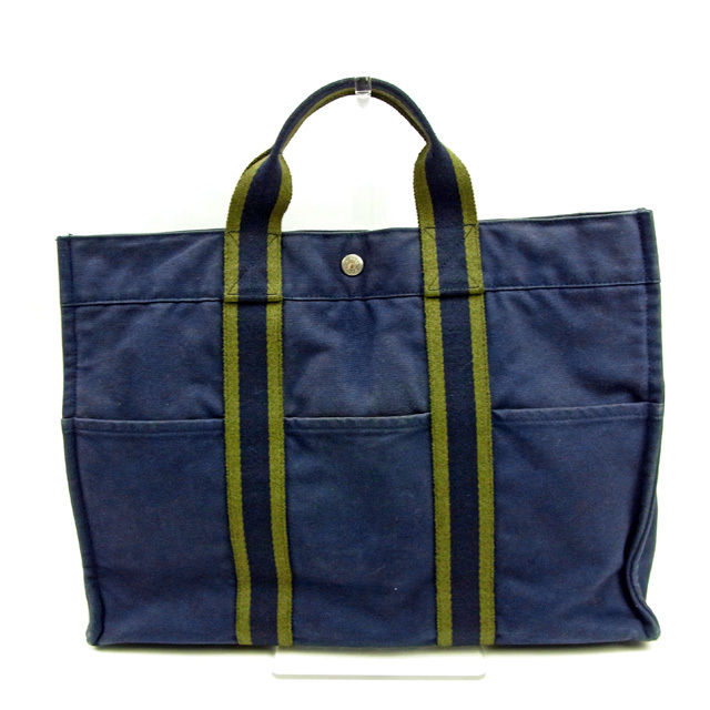エルメス　フールトゥ　MM エルメスHERMES フールトゥ トートバッグ MM 墨黒 (K-112113